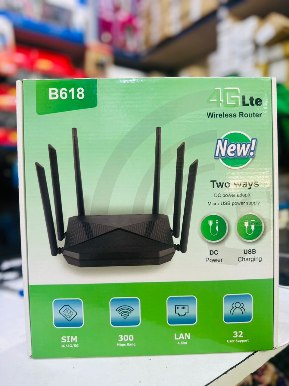 B618 4G LTE WIRELESS BROWSER